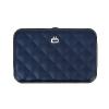 OGON PORTE CARTE QUILTED BUTTON NAVY