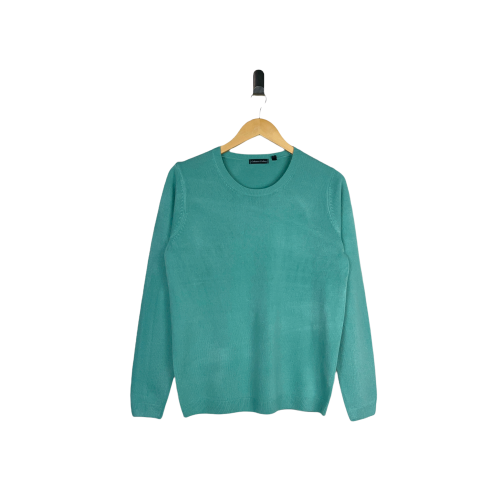 PULL COL ROND CACHEMIRE FEELING OPAL